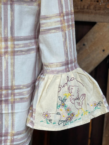 Flared Sleeve Flannel- ROMANCE